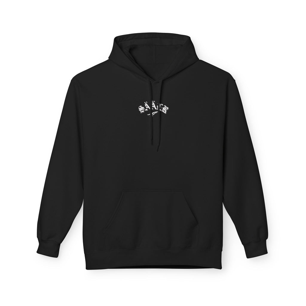 King Ego Graphic Hoodie — Gothic Skull Back Print, Streetwear Pullover