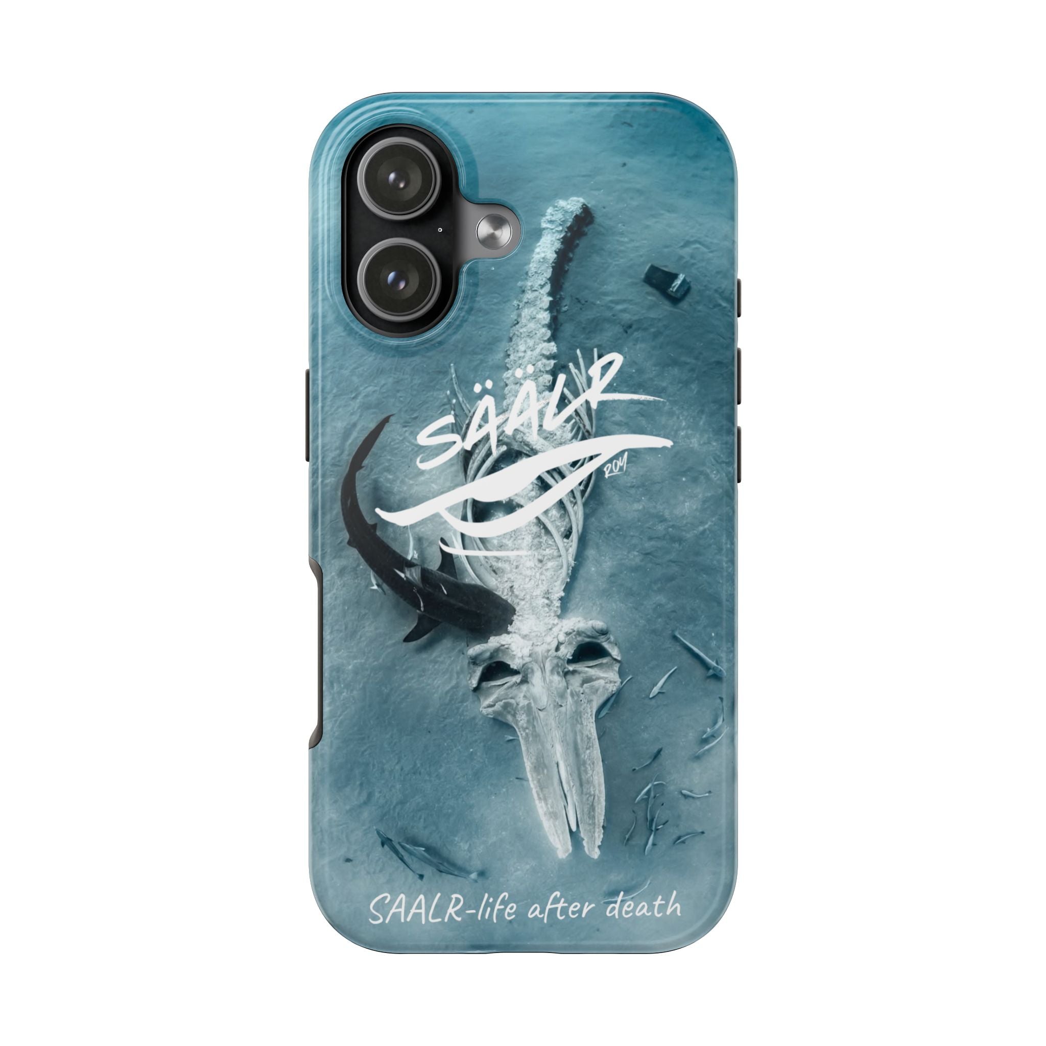 SAAILR Skull Shark Tough Phone Case – Marine Gothic Protective Phone Cover